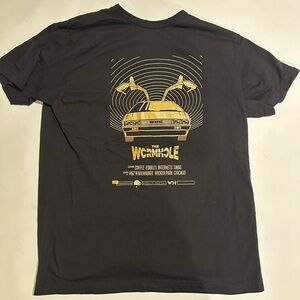 Tultex Black Tee with Gold Stripes